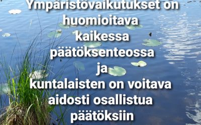 Ilmastolääkäreiden kuntavaaliteema 1