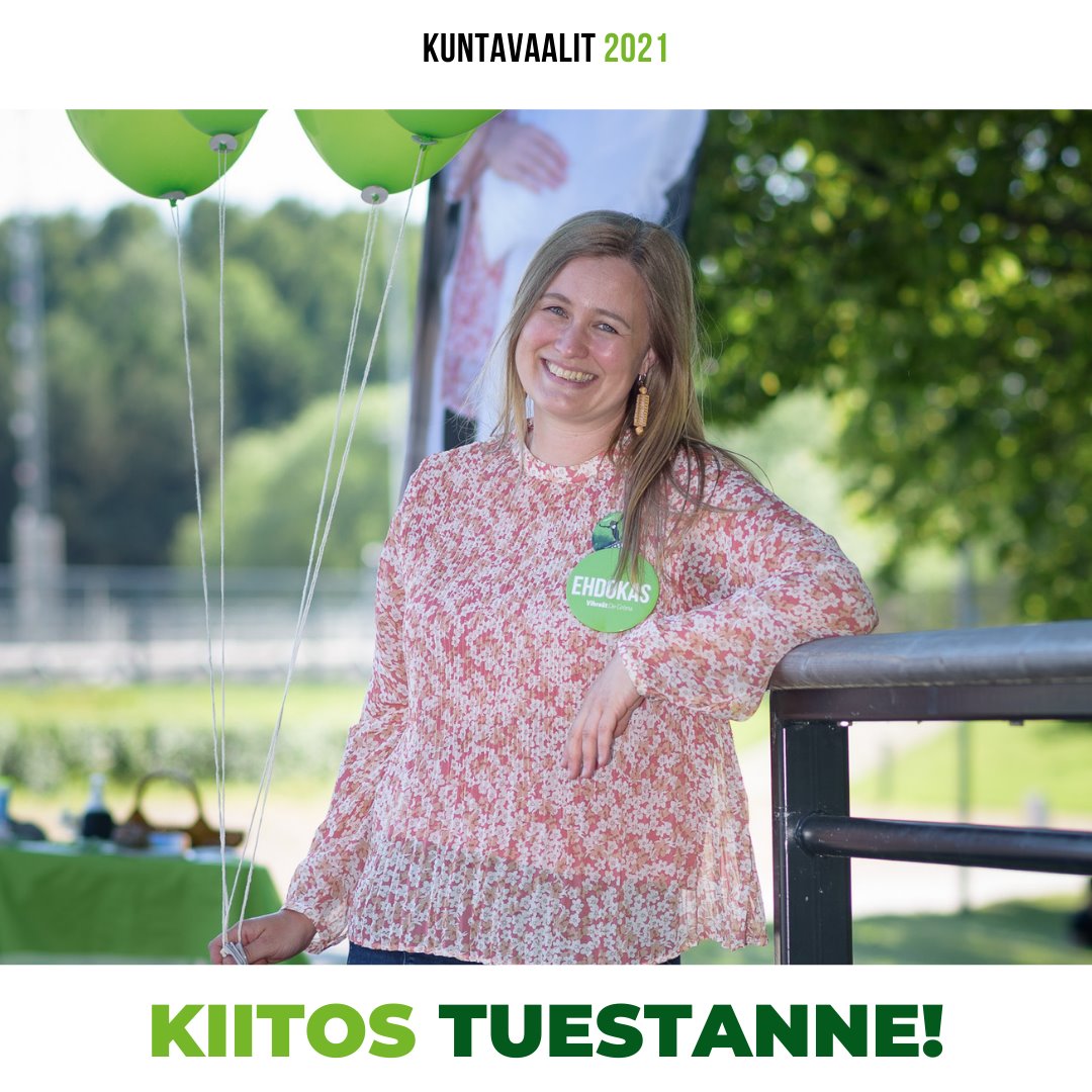 Kiitos äänestäjilleni!